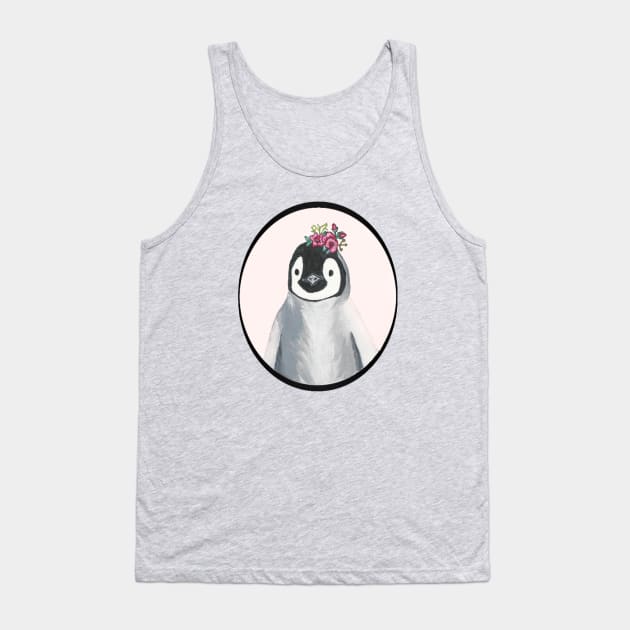 Penguin Heart Tank Top by Round-m-up